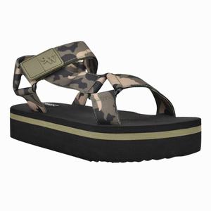 Nine West Camping Plateau Sandalen Groen/Beige Nederland | VES-021467